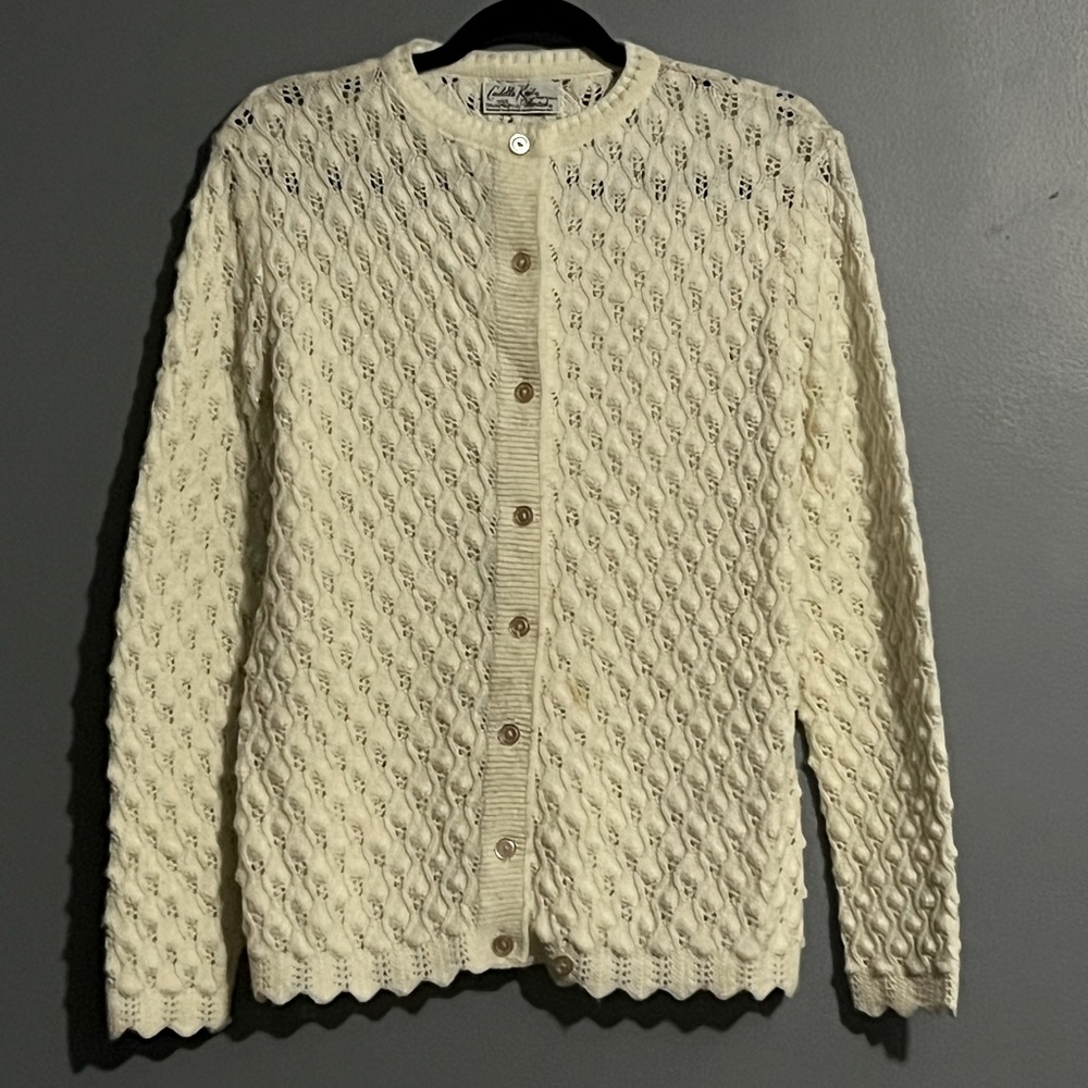 Charming Cream Colored Cuddleknit Cardigan
